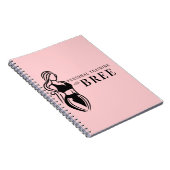 Fitness Personal Training bei Frauen Minimalistisc Notizblock (Rechte Seite)