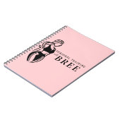 Fitness Personal Training bei Frauen Minimalistisc Notizblock (Linke Seite)