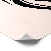 Fitness Personal Training bei Frauen Minimalistisc Poster (Ecke)