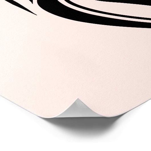 Fitness Personal Training bei Frauen Minimalistisc Poster (Ecke)