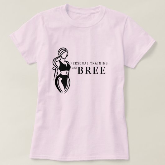 Fitness Personal Training bei Frauen Minimalistisc T-Shirt (Design vorne)