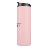 Fitness Personal Training bei Frauen Minimalistisc Thermosbecher (Nach rechts gedreht)