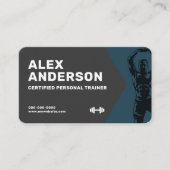 Fitness-Personaltrainer  Visitenkarte (Vorderseite)