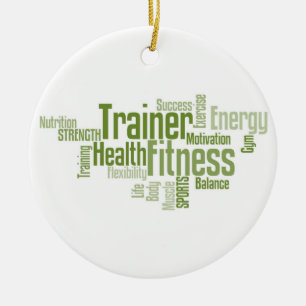 Fitness/persönliche Trainer-Verzierung Keramik Ornament