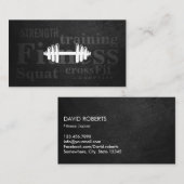 Fitness-persönlicher Trainer beruflich Visitenkarte (Vorne/Hinten)