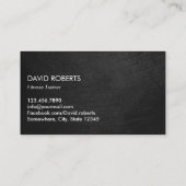 Fitness-persönlicher Trainer beruflich Visitenkarte (Rückseite)