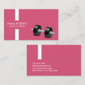 Fitness-persönlicher Trainer-modernes Visitenkarte (Vorne/Hinten)