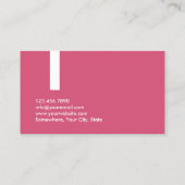 Fitness-persönlicher Trainer-modernes Visitenkarte (Rückseite)