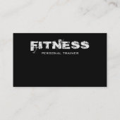 Fitness-persönlicher Trainer-Trainer Trendy Visitenkarte (Rückseite)