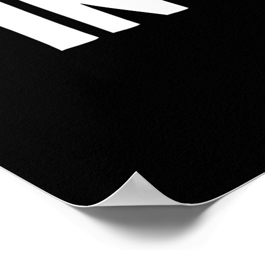 Fitness Pizza Poster (Ecke)