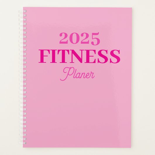  Fitness Planer 2025 (Vorderseite)