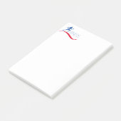 Fitness Post-it Klebezettel (angewinkelt)
