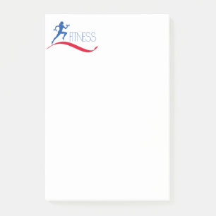 Fitness Post-it Klebezettel