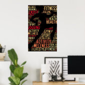 Fitness Poster (Heimbüro)