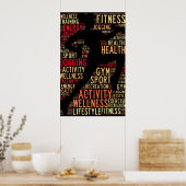 Fitness Poster (Küche)