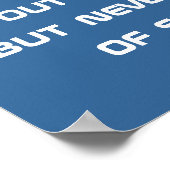 Fitness Poster (Ecke)