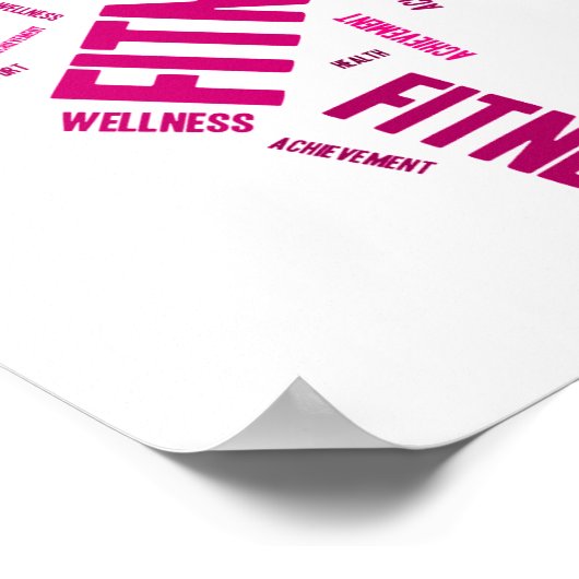 Fitness Poster (Ecke)