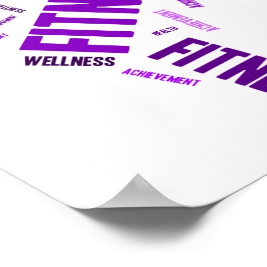 Fitness Poster (Ecke)