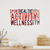 Fitness Poster (Küche)