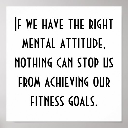 Fitness Poster (Vorne)