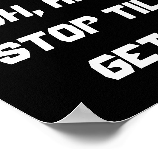 Fitness Poster (Ecke)