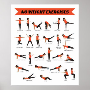 Fitness Poster - Orange