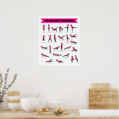 Fitness Poster - Pink (Küche)