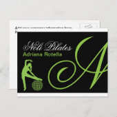 Fitness Postkarte (Vorne/Hinten)