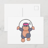 Fitness Postkarte (Vorne/Hinten)