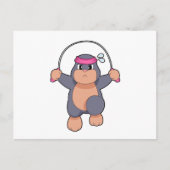 Fitness Postkarte (Vorderseite)