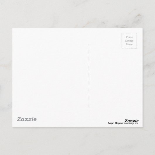 Fitness Postkarte (Rückseite)