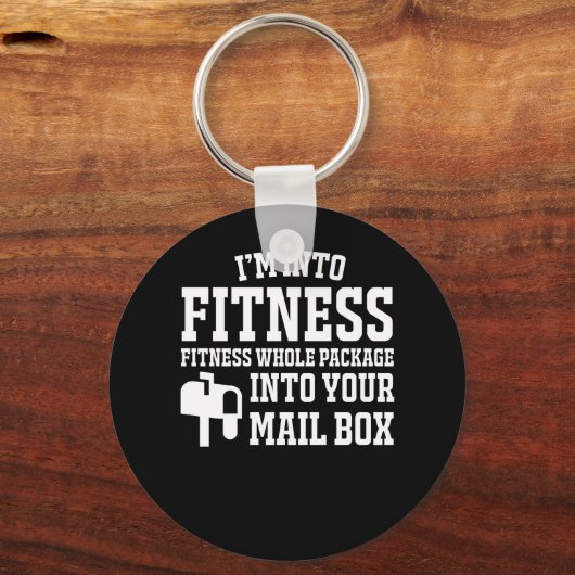 Fitness Postleitzahlpaket in das Postfach Schlüsselanhänger (Vorderseite)