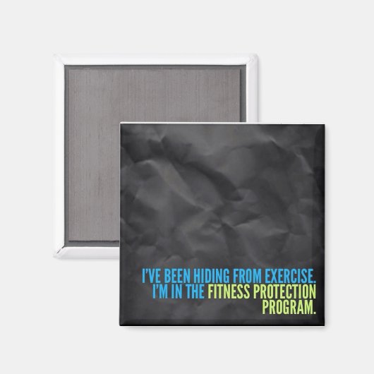 FITNESS PROTECTION PROGRAML MAGNET (Vorderseite/Rückseite)
