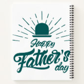 Fitness-Protokoll: Workout Spiral Notebook Notizblock (Rückseite)