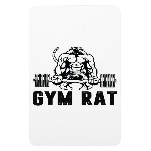 Fitness-Ratte Magnet (Vertikal)