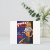 Fitness Rauchen Postkarte (Stehend Vorderseite)