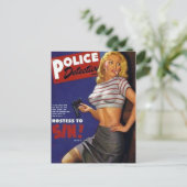 Fitness Rauchen Postkarte (Stehend Vorderseite)