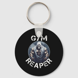 Fitness-Reaper-Halloween-Skelett-Workout-Körper Schlüsselanhänger