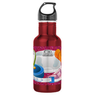 Fitness (rosa) Flasche - SRF Edelstahlflasche