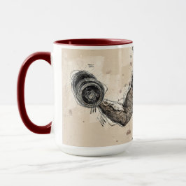 Fitness Rosa Pastell Tasse