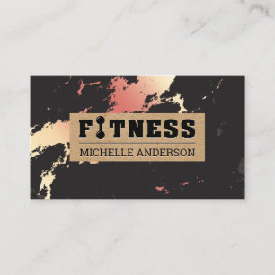 Fitness Rose Goldmarmor Visitenkarte