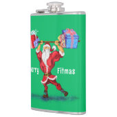 Fitness Santa Claus Flask Flachmann (Links)