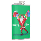 Fitness Santa Claus Flask Flachmann (Rechts)