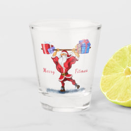 Fitness Santa Claus Shot Glass Schnapsglas