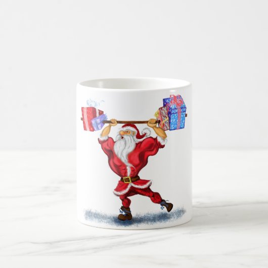 Fitness Santa Coffee Tasse (Mittel)