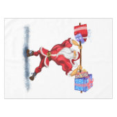 Fitness Santa Tablecloth Tischdecke (Vorderseite (Horizontal))