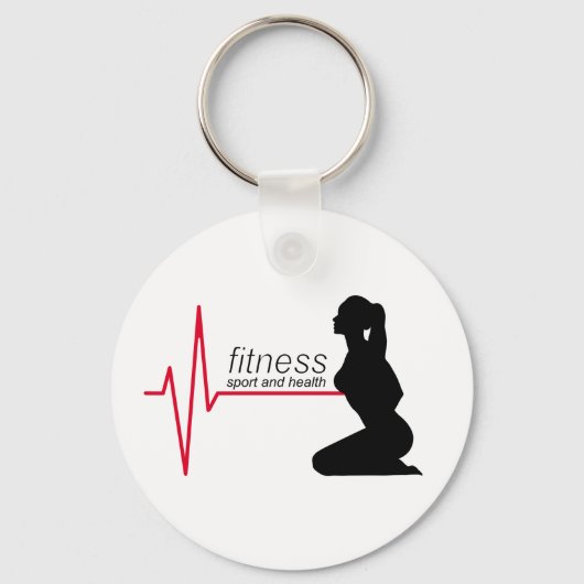 Fitness Schlüsselanhänger (Vorderseite)