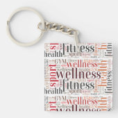 Fitness Schlüsselanhänger (Vorderseite)