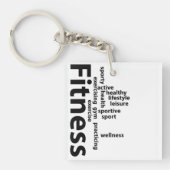 Fitness Schlüsselanhänger (Vorderseite)