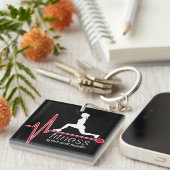 Fitness Schlüsselanhänger (Vorderseite rechts)